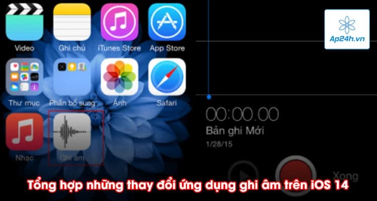 Tổng hợp những thay đổi ứng dụng ghi âm trên iOS 14 rất hữu ích