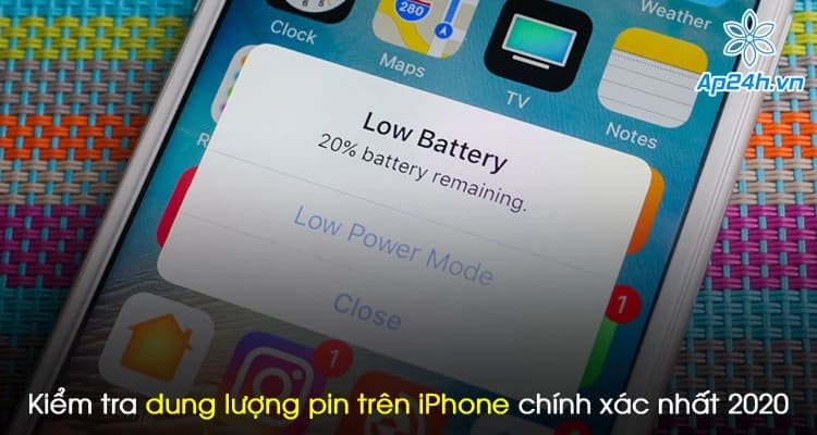 Thủ thuật kiểm tra dung lượng pin trên iPhone chính xác nhất 2020