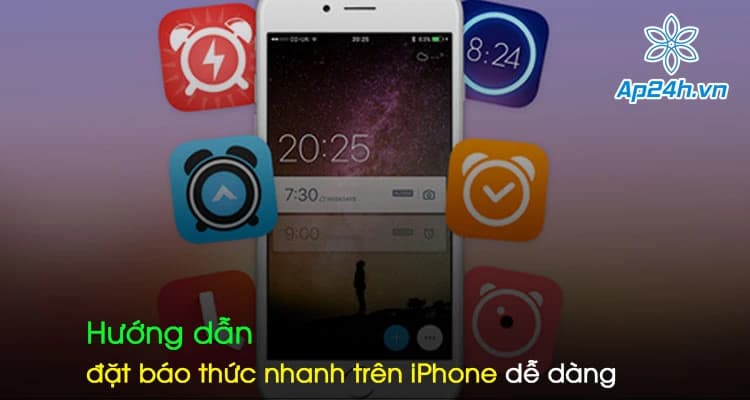 Hướng dẫn đặt báo thức nhanh trên iPhone dễ dàng