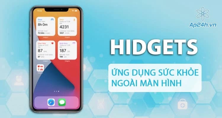 Hidgets: Khám phá tình trạng sức khỏe trên màn hình chính iOS 14