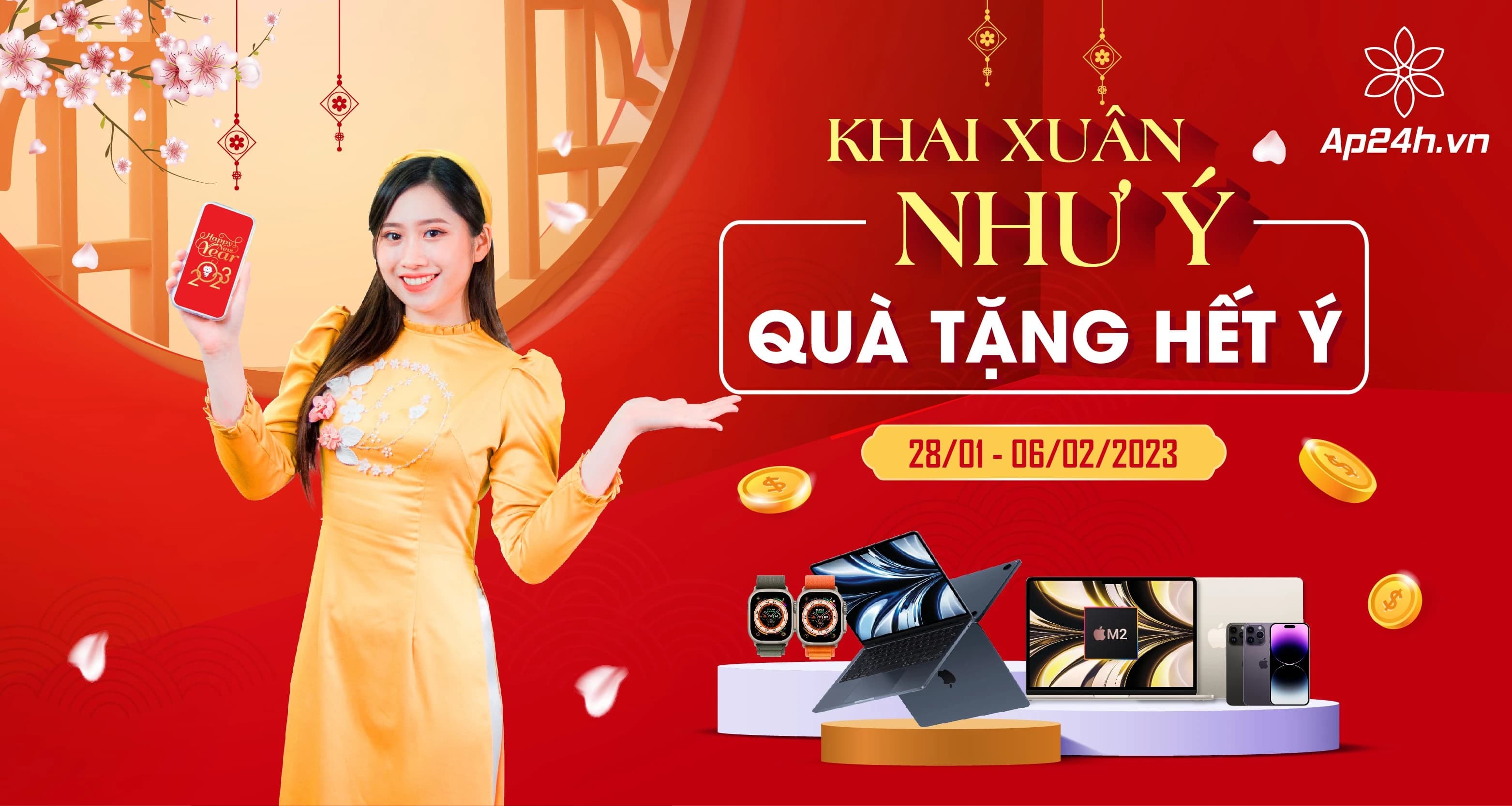 Chương trình khuyến mãi “KHAI XUÂN NHƯ Ý - QUÀ TẶNG HẾT Ý”