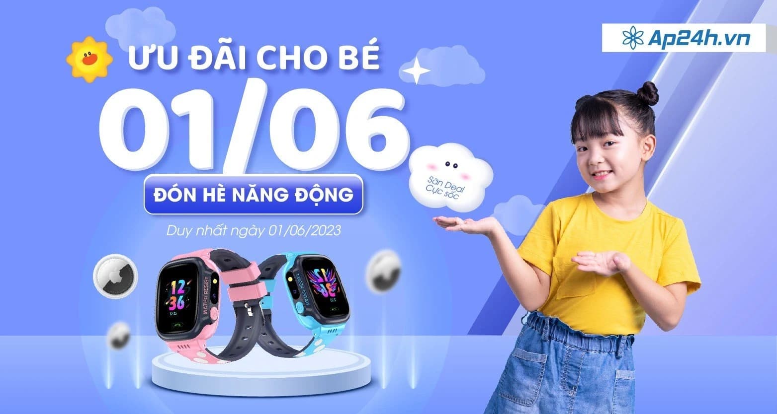 Mừng Quốc tế thiếu nhi 01/06 “ƯU ĐÃI CHO BÉ -   ĐÓN HÈ NĂNG ĐỘNG”