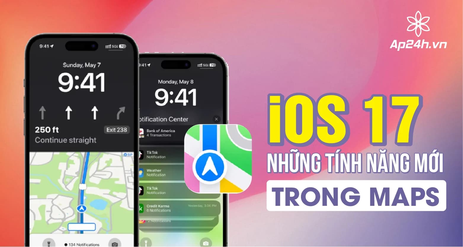 iOS 17: Những tính năng mới trong Maps