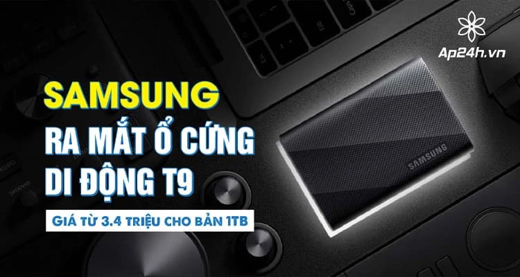 Samsung ra mắt ổ cứng di động T9 | Giá từ 3.4 triệu cho bản 1TB