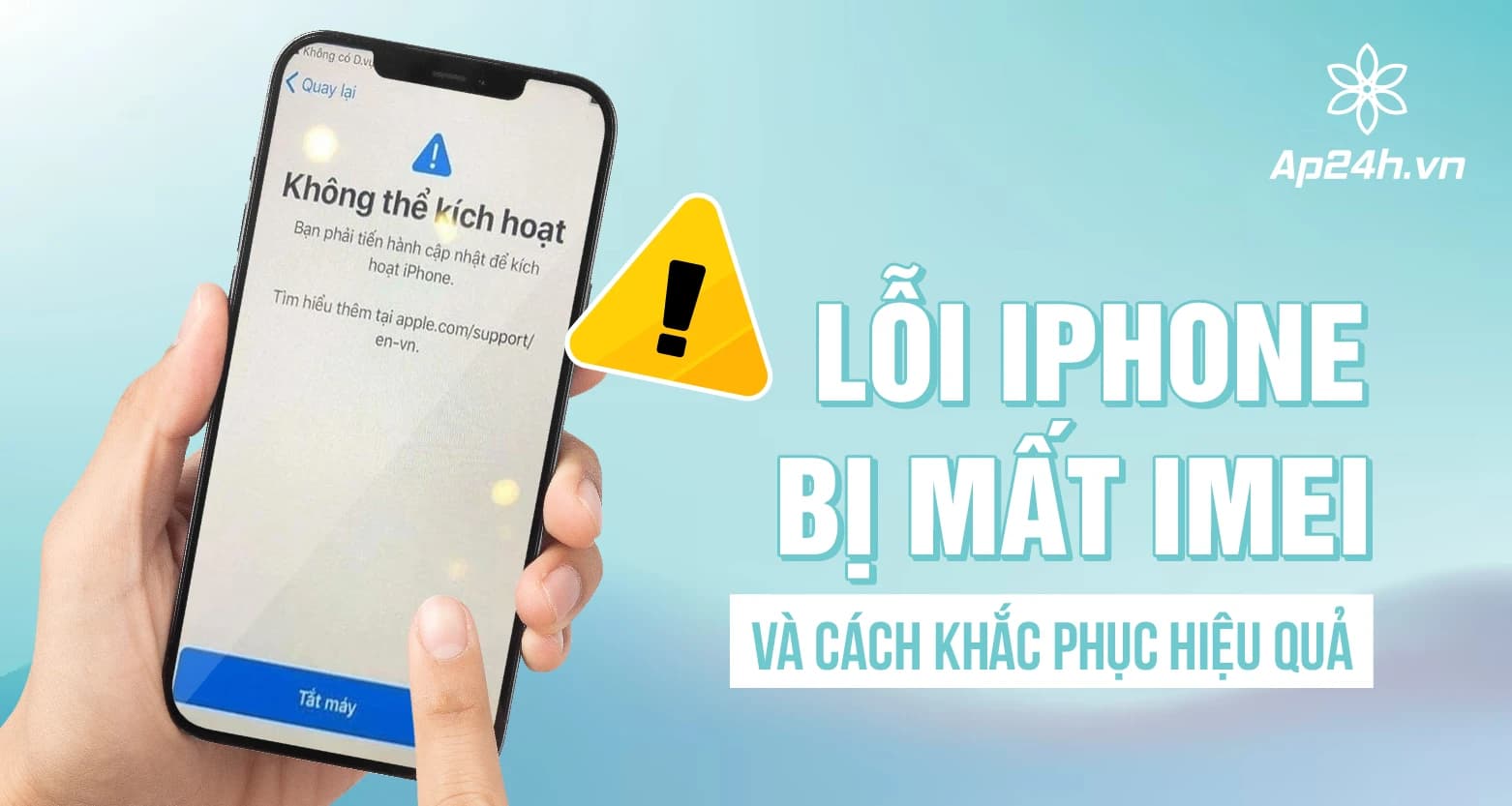 Lỗi iPhone bị mất IMEI và cách khắc phục hiệu quả
