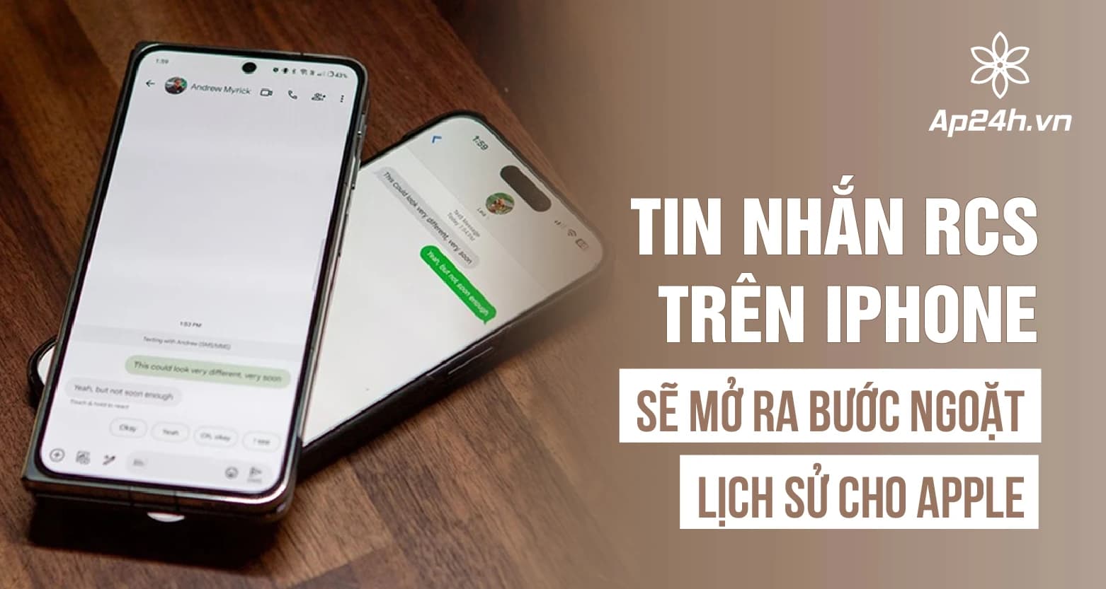 Tin nhắn RCS trên iPhone sẽ mở ra bước ngoặt lịch sử cho Apple