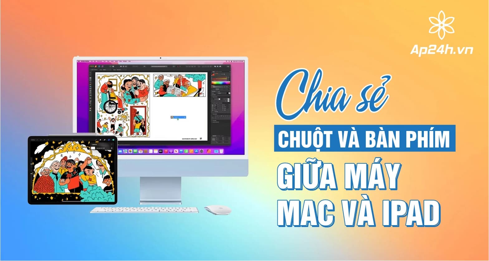 Cách chia sẻ chuột và bàn phím giữa máy Mac và iPad