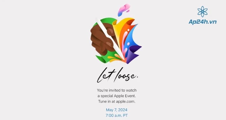 Apple công bố sự kiện Let Loose vào ngày 7 tháng 5