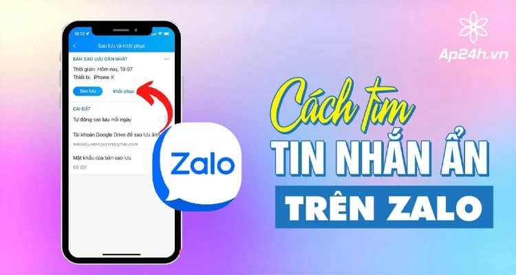 Cách tìm tin nhắn ẩn trên Zalo đơn giản chỉ trong 1 phút