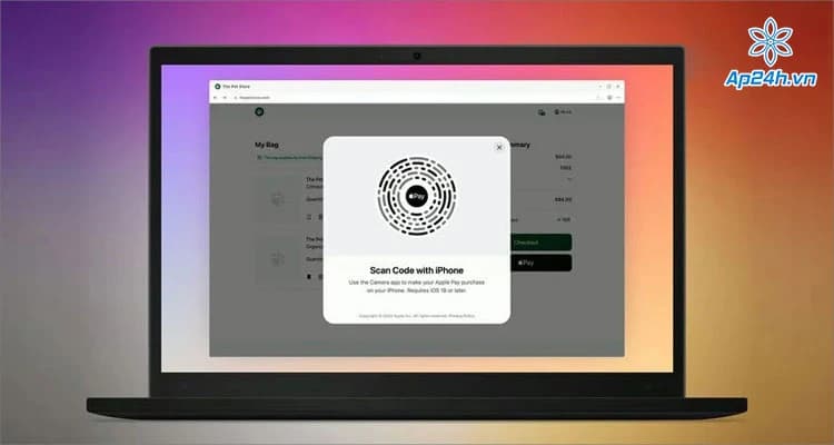 iOS 18: Hỗ trợ Apple Pay trên mọi trình duyệt máy tính