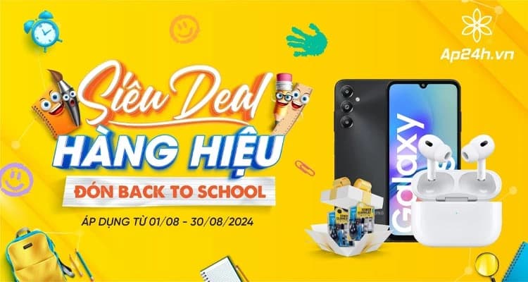 Đón Back to school 2024 - Siêu deal hàng hiệu