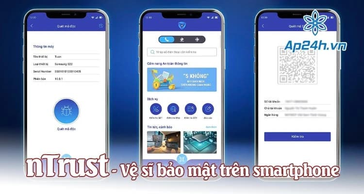 nTrust - Vệ sĩ bảo mật miễn phí, ngăn chặn lừa đảo trên smartphone