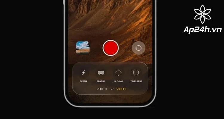 iOS 19: Giao diện ứng dụng Camera mới lấy cảm hứng từ visionOS