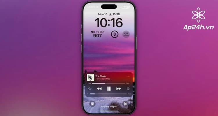 Cách cài thanh trượt âm lượng trên Màn hình khóa trong iOS 18.2