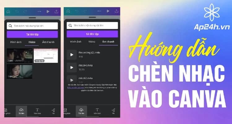 Cách Chèn Nhạc Vào Canva: Hướng Dẫn Chi Tiết