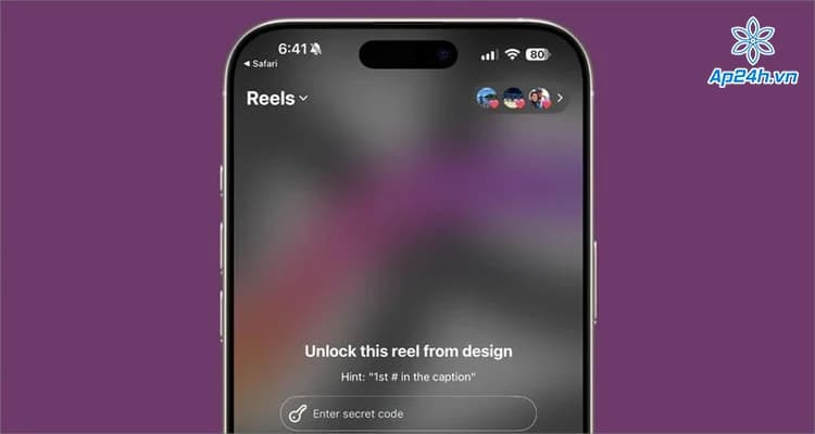 Instagram phát triển tính năng tạo mật mã cho Reels
