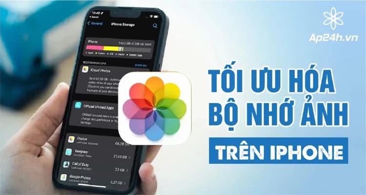 Cách giải phóng dung lượng Ảnh trên iPhone - Không lo đầy bộ nhớ