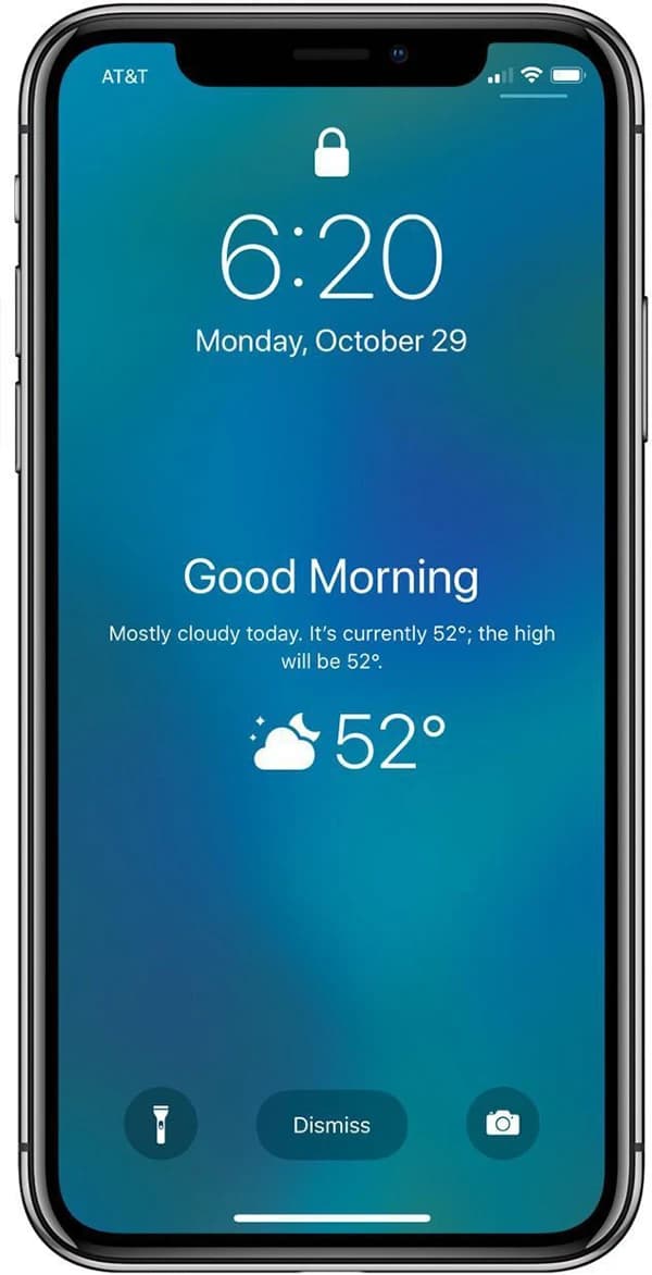 Hướng dẫn cài đặt weather summary trên iPhone