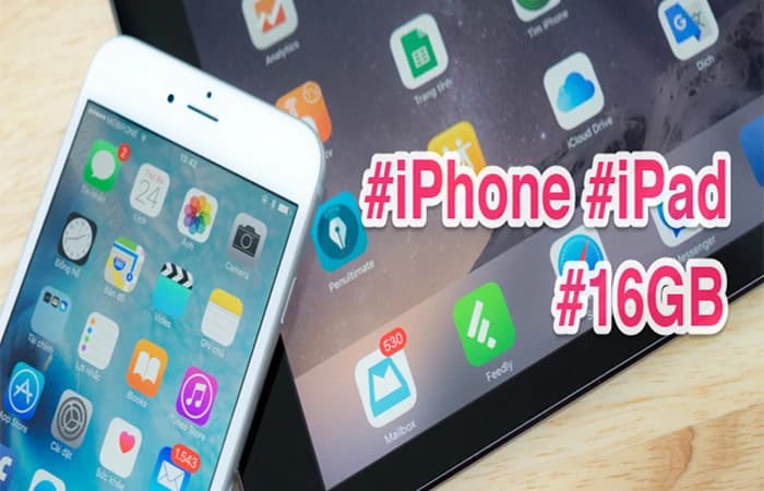 Làm thế nào để "sống chung" với iPhone, iPad dung lượng 16GB?