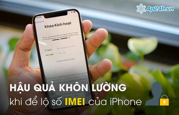 Hậu quả khôn lường khi để lộ số IMEI của iPhone