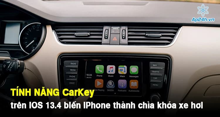 Tính năng CarKey trên iOS 13.4 biến iPhone thành chìa khóa xe hơi