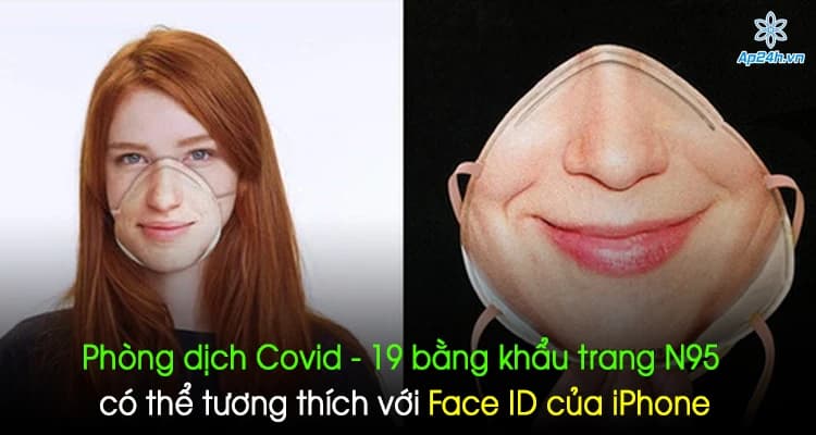 Phòng dịch Covid - 19 bằng khẩu trang N95 có thể tương thích với Face ID của iPhone