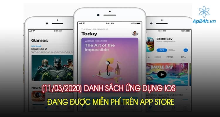 [11/03/2020] DANH SÁCH ỨNG DỤNG IOS ĐANG ĐƯỢC MIỄN PHÍ TRÊN APP STORE