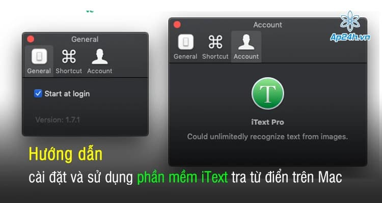 Hướng dẫn cài đặt và sử dụng phần mềm iText tra từ điển trên Mac