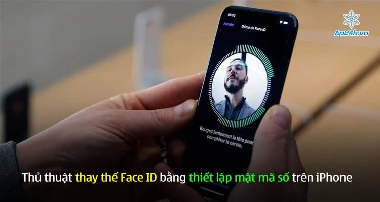 Thủ thuật thay thế Face ID bằng thiết lập mật mã số trên iPhone