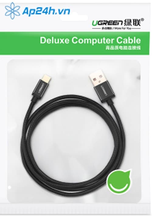 USB to USB-C Data Cable Aluninum case - 2m - Ugreen 60128