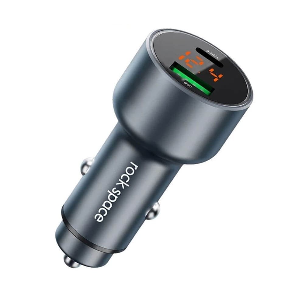 Tẩu sạc Ô tô Rock space Car charger C303 45W quick charge/ power delivery