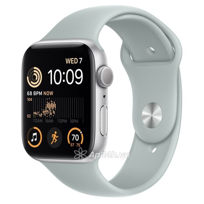 Apple Watch SE 2 GPS 44mm viền nhôm dây cao su