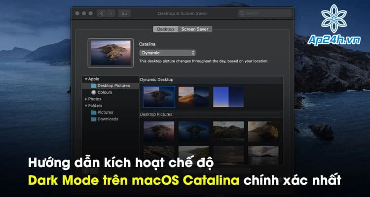 Hướng dẫn kích hoạt chế độ Dark Mode trên macOS Catalina chính xác nhất
