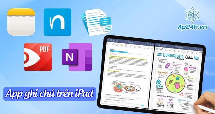 Top 5 app ghi chú trên iPad | Đa năng và dễ sử dụng nhất