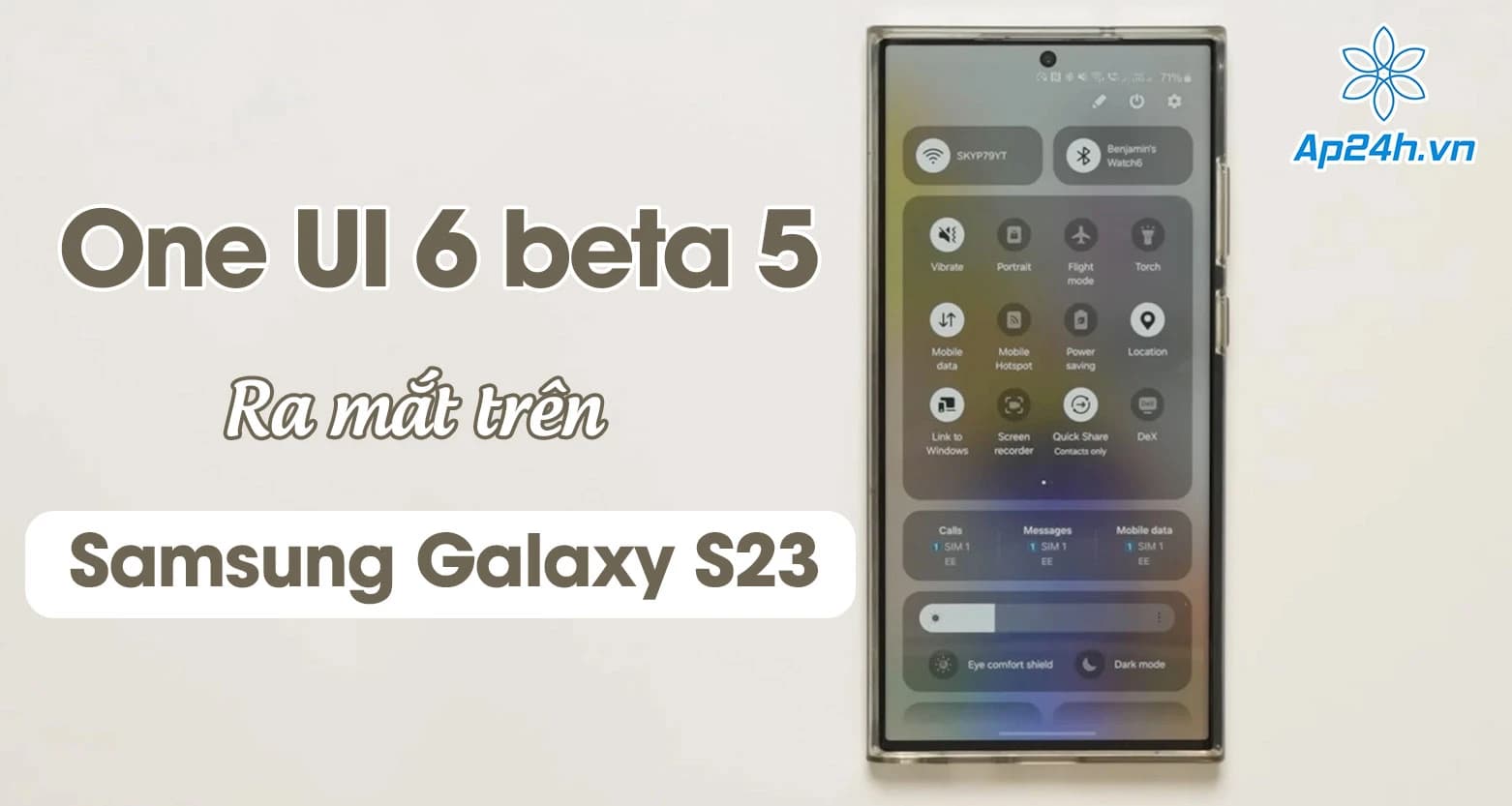 Bản cập nhật One UI 6 beta thứ năm được tung ra cho Galaxy S23