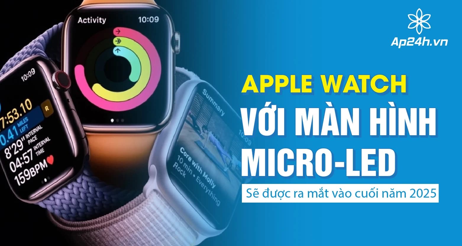 Apple Watch Ultra nâng cấp màn hình micro-LED vào cuối 2025?
