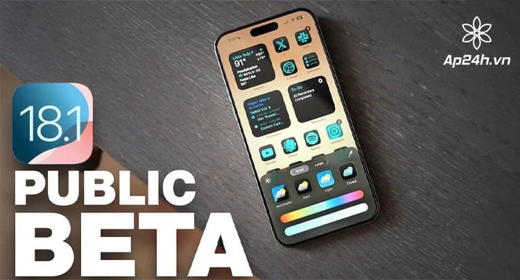 Apple phát hành Public Beta cho iOS 18.1, iPadOS 18.1 và macOS Sequoia