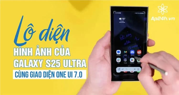 Lộ diện hình ảnh của Galaxy S25 Ultra cùng giao diện One UI 7.0