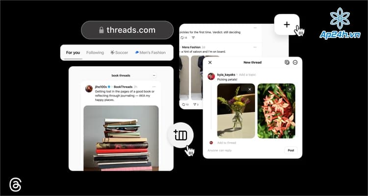 Threads đổi tên miền, thêm hàng loạt tính năng đỉnh cao