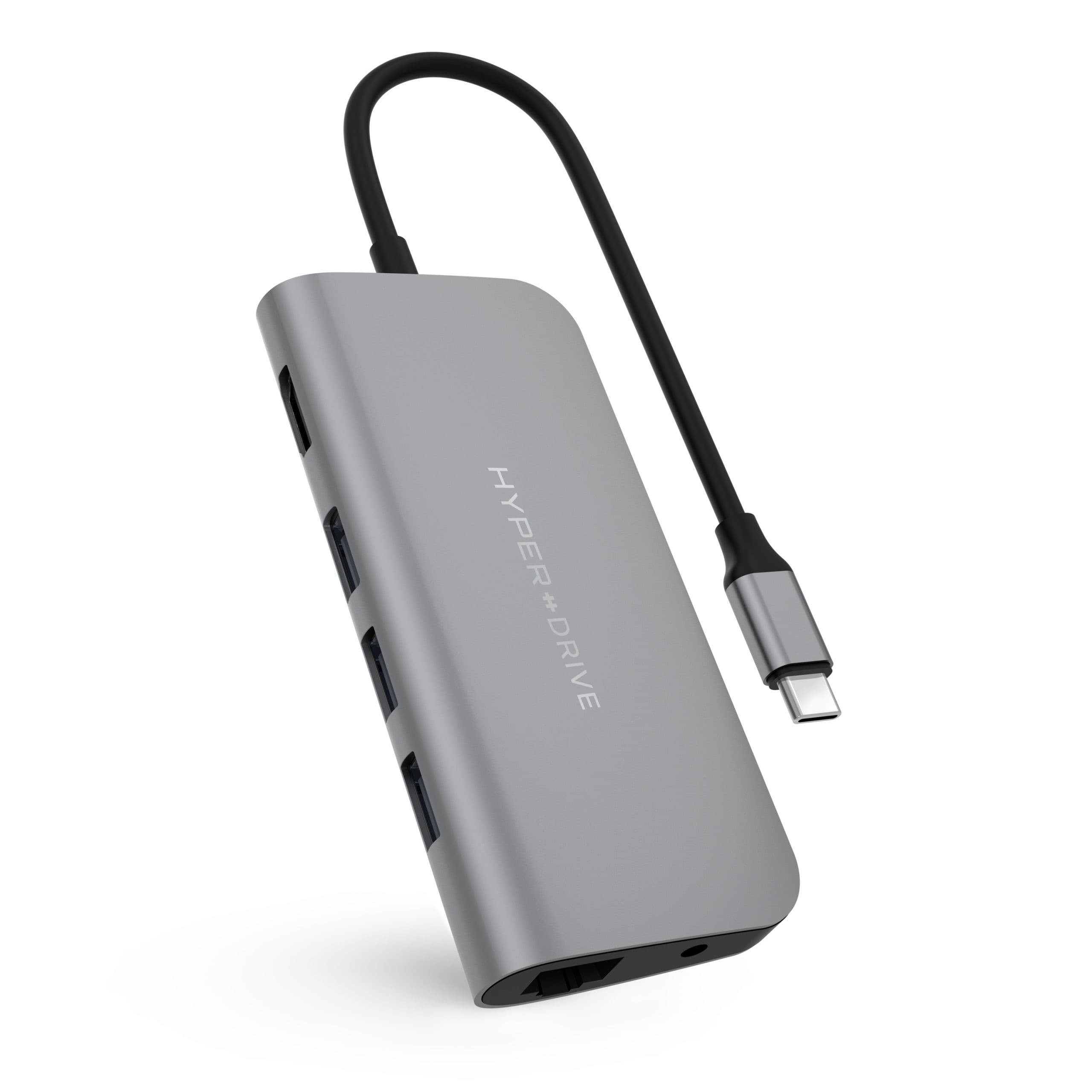 CỔNG CHUYỂN HYPERDRIVE POWER 9-IN-1 USB-C HUB FOR IPAD PRO 2018, MACBOOK, SURFACE, ULTRABOOK, CHROMEBOOK PC & USB-C DEVICES – HD30F