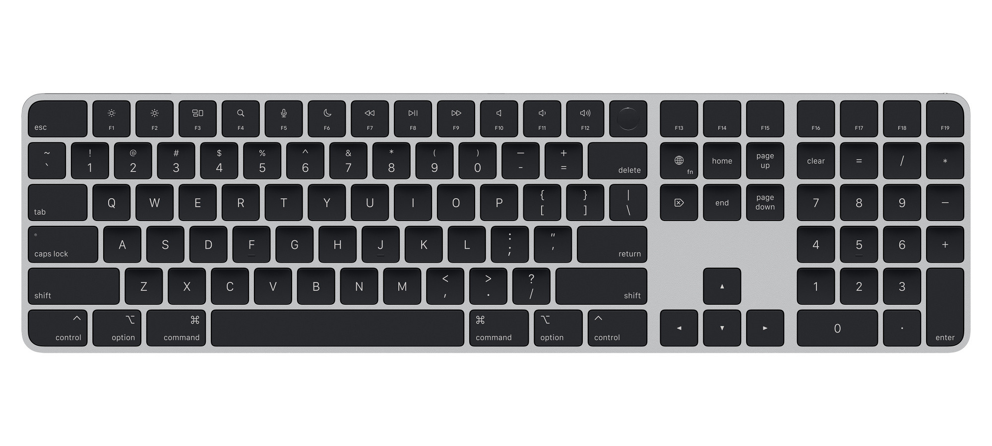 Apple Magic Keyboard with Touch ID and Numeric Keypad Black - Ảnh 3