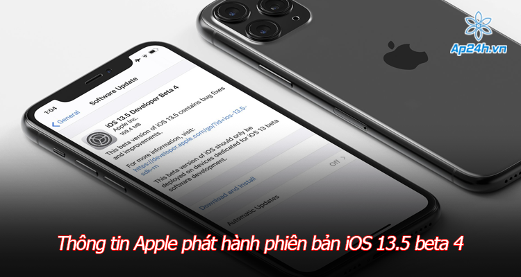Thông tin Apple phát hành phiên bản iOS 13.5 beta 4