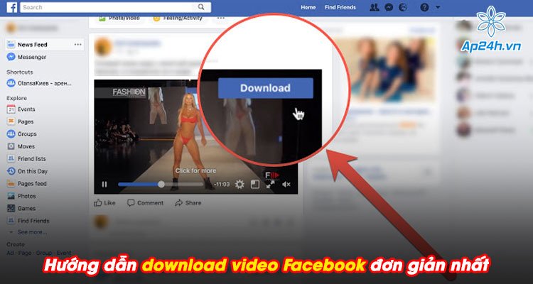 Hướng dẫn download video Facebook đơn giản nhất