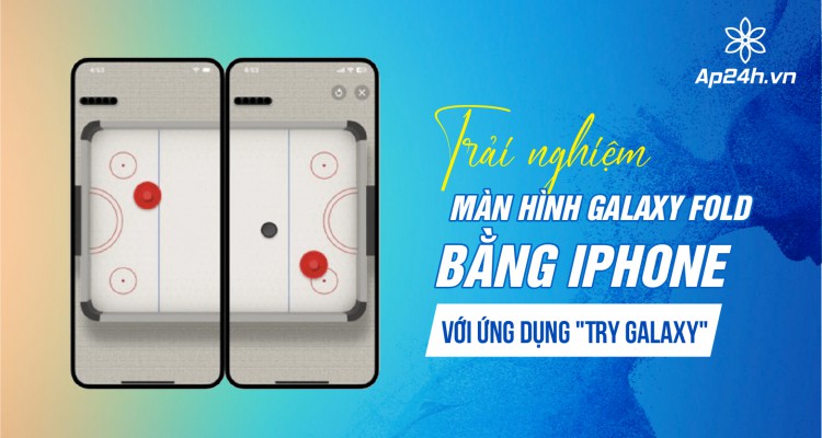 Ứng dụng “Try Galaxy” cho phép người dùng iPhone trải nghiệm màn hình Galaxy Fold