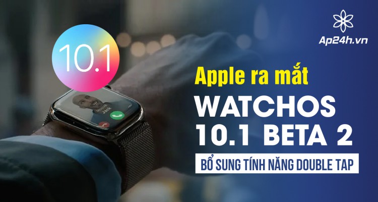 Apple watchOS 10.1 Beta 2 | Bổ sung tính năng Double Tap