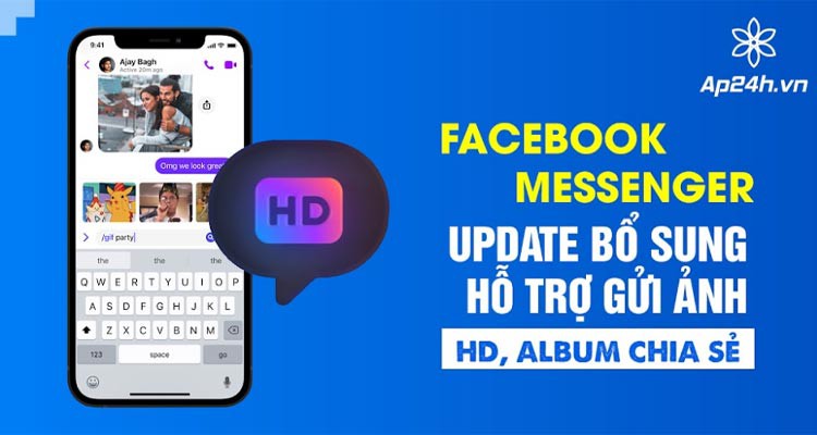 Facebook Messenger: bổ sung hỗ trợ gửi ảnh HD, album chia sẻ, v.v.