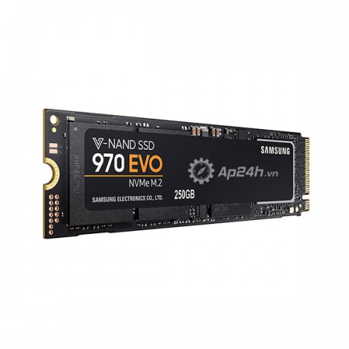 PCIe Samsung 970 EVO 250GB PCIe NVMe 3.0x4 (Doc 3400MB/s, Ghi 1500MB/s)