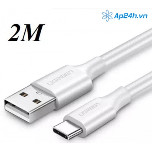 USB to USB-C Data Cable - 2M Trắng - Ugreen 60123