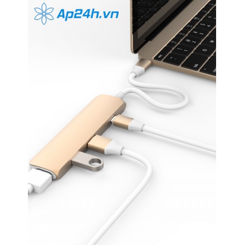 HYPERDRIVE USB TYPE-C HUB WITH 4K HDMI SUPPORT (FOR 2016 MACBOOK PRO & 12″ MACBOOK)’