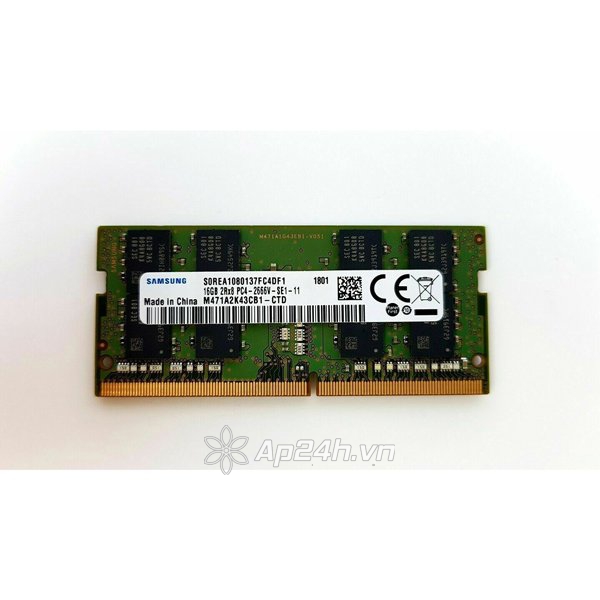 RAM 16 GB DDR4 SAMSUNG BUS 2666 SODIMM PC4-21300V